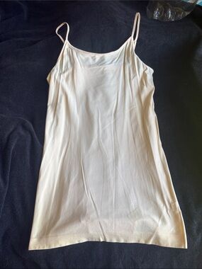 SO Cream Slip Cami with Spaghetti Straps
